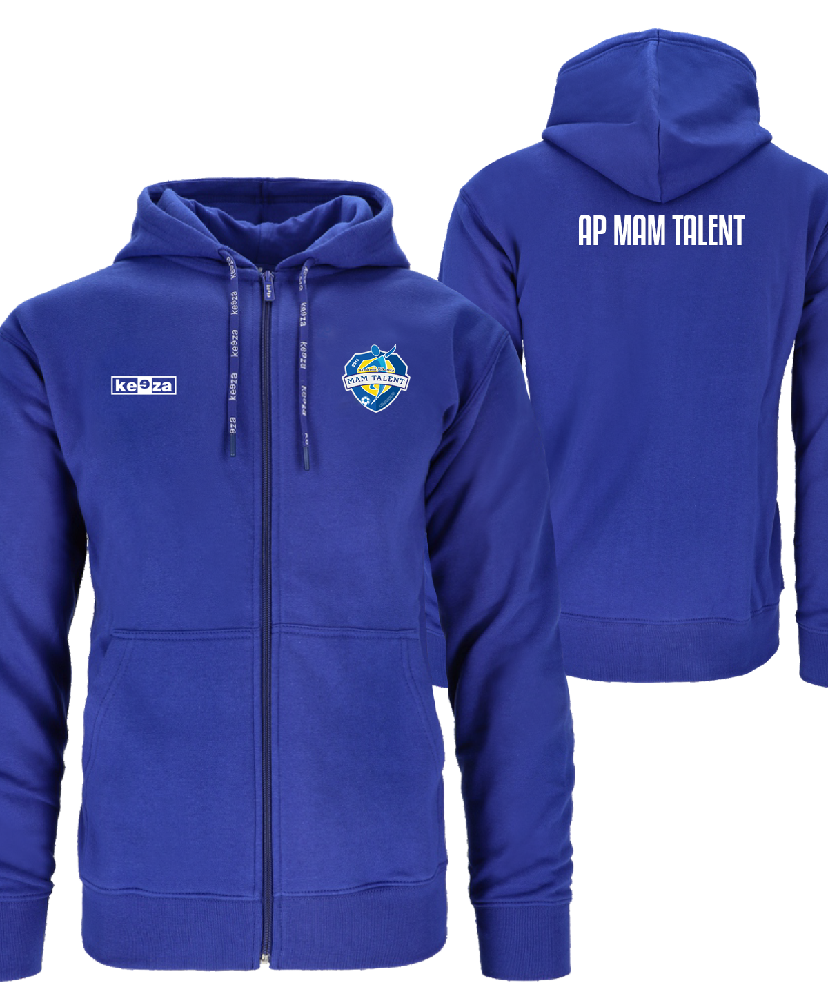 Rozpinana bluza bawełniana niebieska